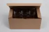 4-1/2L x 6W x 4-1/2H, Ohio Valley Natural Kraft Pinstripe Tuck-Top Gift Boxes