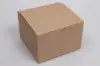 6L x 6W x 4H, Ohio Valley Natural Kraft Pinstripe Tuck-Top Gift Boxes