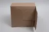 8L x 8W x 3-1/2H, Ohio Valley Natural Kraft Pinstripe Tuck-Top Gift Boxes