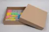 10-1/2L x 10-1/2W x 2-1/2H, Ohio Valley Recycled Gift Boxes, Kraft Pinstripe