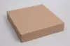 12L x 12W x 2-1/2H, Ohio Valley Natural Kraft Pinstripe Tuck-Top Gift Boxes