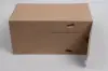 6L x 12W x 6H, Ohio Valley Natural Kraft Pinstripe Tuck-Top Gift Boxes