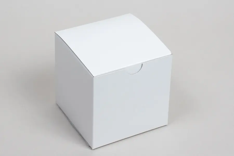 3L x 3W x 2H, Ohio Valley Gloss Gift Boxes, White