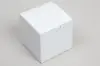 4L x 4W x 4H, Ohio Valley Natural White Gloss Tuck-Top Gift Boxes