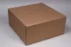 12L x 12W x 5-1/2H, Ohio Valley Natural Kraft Pinstripe Tuck-Top Gift Boxes