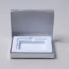 4-5/8L x 3-3/8W x 5/8H, Flip-Boxes Gift Card Boxes - Plastic Insert, Krafty Silver Snowflake