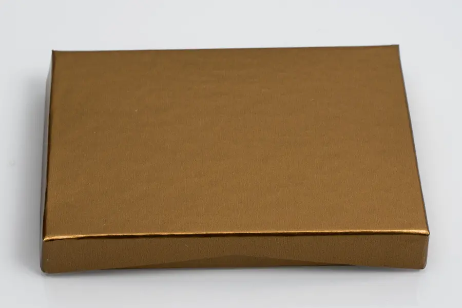 4-5/8L x 3-3/8W x 5/8H, Pop-Up Gift Card Boxes, Gold Ice