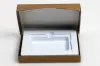 4-5/8L x 3-3/8W x 5/8H, Flip-Boxes Gift Card Boxes - Plastic Insert, Gold Ice