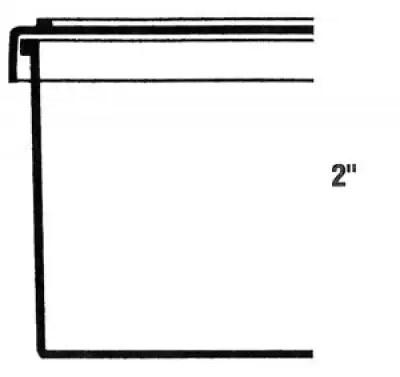 10-3/8W x 6L x 2H, Rigid Hinged Plastic Boxes, Clear
