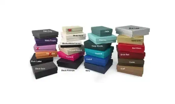 2-Piece Set-Up Jewelry Boxes w/Fiber Insert