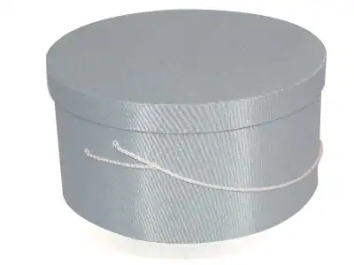 8-3/8W x 6-5/8L x 4-1/2H, Light Blue Hat Boxes