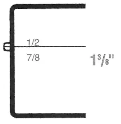 2-9/16W x 3-1/2L x 1-3/8H, Rigid Hinged Plastic Boxes, Clear
