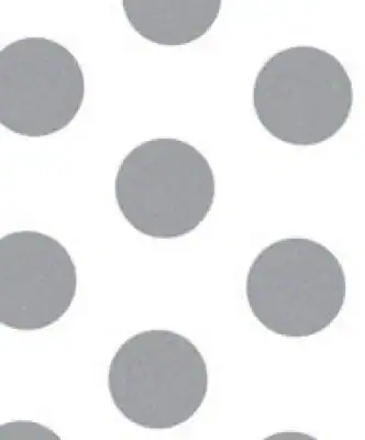 Dots Patterned Tissue, Silver Dots, 200 Sheets