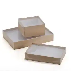 View Top Boxes with Natural Kraft Base
