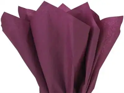 15W x 20L, Colored Tissue Paper, Burgundy