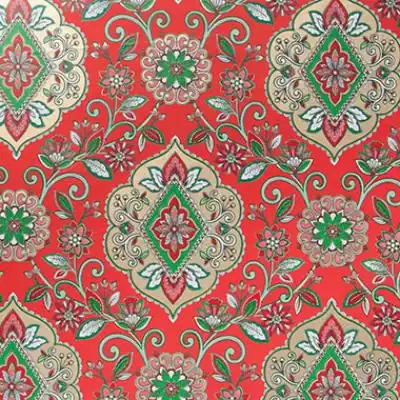 20W x 30L, Christmas and Valentines Style Tissue, Christmas Bright Stars Red