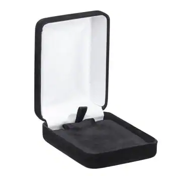 2-3/8W x 3-1/4L x 1-3/8H, Echelon Velour Collection, Black