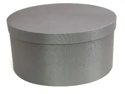5-3/8W x 3-5/8L x 2-1/2H, Steel Gray Fabric Boxes