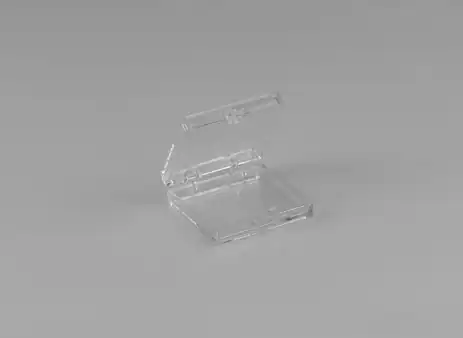 Rigid Hinged Plastic Boxes - 1-14 x 1-14"
