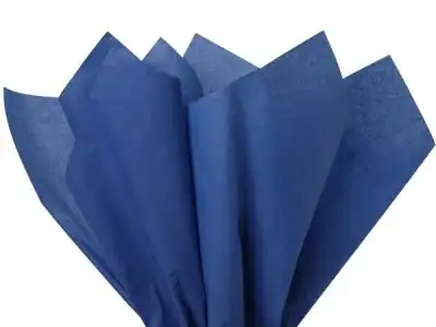 15W x 20L, Colored Tissue Paper, Dark Blue