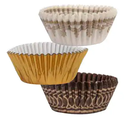 1-1/4 Dia, Candy Cups, Brown Paper