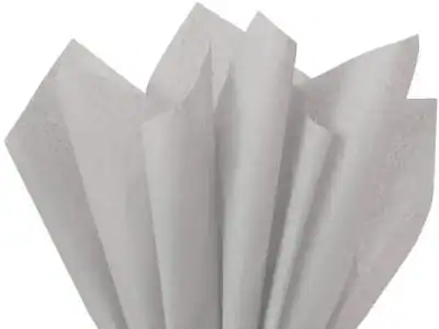 15W x 20L, Colored Tissue Paper, Grey