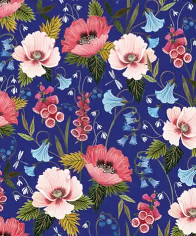 24W x 208 ft, Floral Wrapping Paper, Blooming