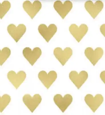 20W x 30L, Everyday Styled Tissue, Golden Heart