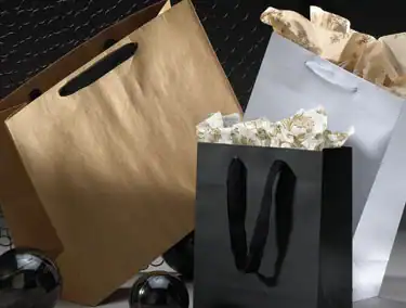 4-1/2W x 4-1/2L x 15H, Uncoated Manhattan Bags with Twill Handles, Broadway Black