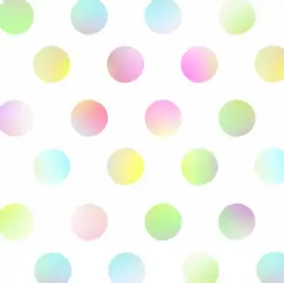 Dots Patterned Tissue, Watercolor Dots, 200 Sheets