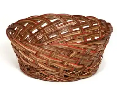 12W x 4L, Round 2 Tone Cocoa Midrib Bowl