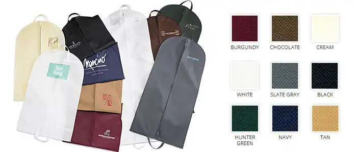 24W x 40L, Nonwoven 1 Color Printed Garment Bags