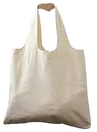 19W x 17L x 2H, Gussetted Cotton Shopping Tote