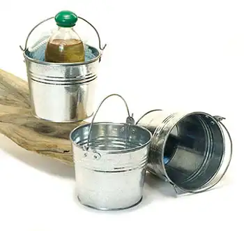 5 inch Round Galvanized Handle Pail