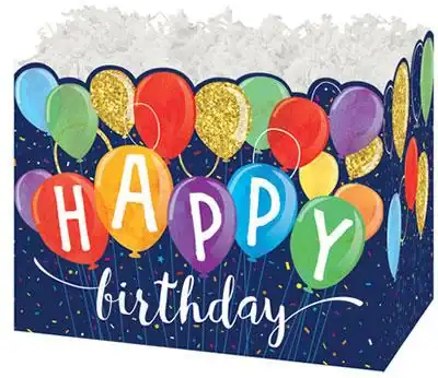 7W x 4L x 5H, Gift Boxes, Birthday Balloons