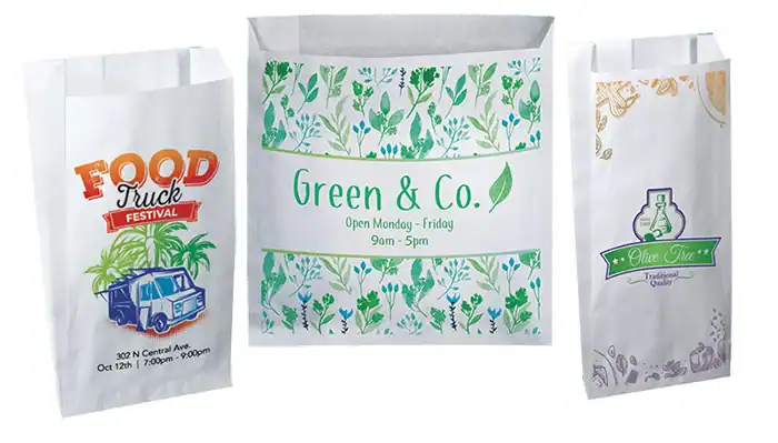 5W x 10L x 2D, Quick Print 100+ Full Color Paper Merchandise Bags