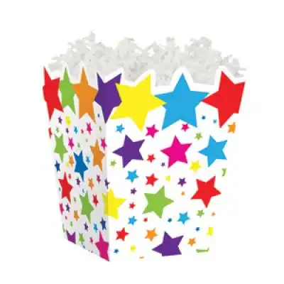 4W x 3-3/4L x 4-1/2H, Sweet Treat Boxes, Super Stars