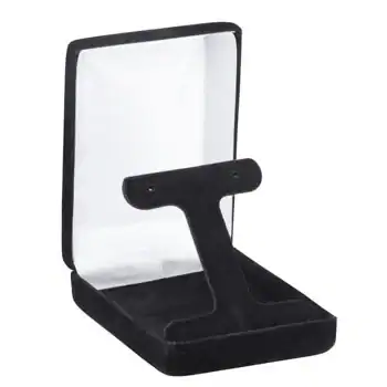2-3/4W x 3-5/8L x 1-3/8H, Echelon Velour Collection, Black