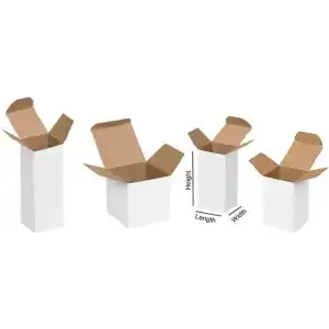 Reverse Tuck White 1 Piece Gift Boxes