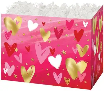 7W x 4L x 5H, Gift Baskets, Lovely Hearts