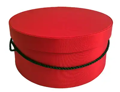 8-3/8W x 6-5/8L x 4-1/2H, Red Hat Boxes