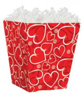 4W x 3-3/4L x 4-1/2H, Sweet Treat Boxes, Sassy Hearts
