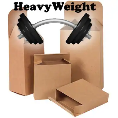 2W x 2L x 9H, Reverse Tuck Heavy Weight Flap Kraft Box, Kraft