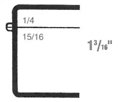 2-9/16W x 2-9/16L x 1-3/16H, Rigid Hinged Plastic Boxes, Clear
