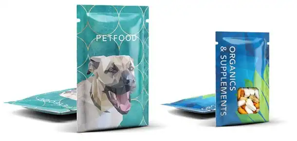 3.25W x 4.25L, Full Color 1.5mil Flat Pouch, Custom Imprinted