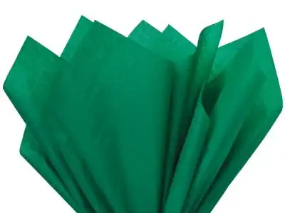 15W x 20L, Colored Tissue Paper, Emerald