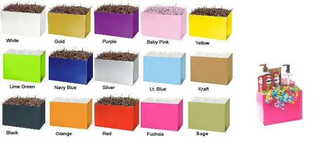 7W x 4L x 5H, Gift Boxes, Baby Pink
