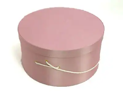 8-3/8W x 6-5/8L x 4-1/2H, Pink Hat Boxes