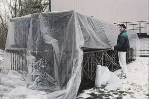 12' x 200', 2 Mil Clear Poly Sheeting