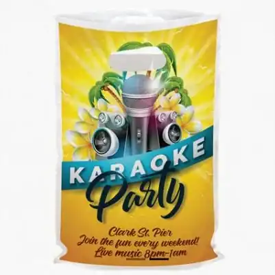 Quick Print 100+ Full Color Die Cut White Bags